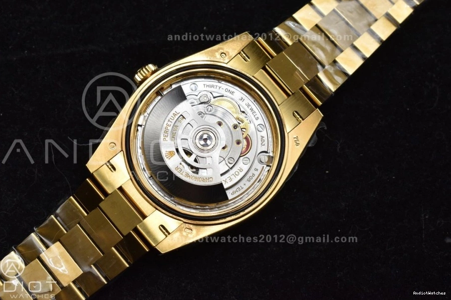 ARF 1:1 228238 YG Gold Bracelet Sustainable Date Best Edition Day Weight) 40 President Dial 654 VR3255 Crystal On (Gain 1001